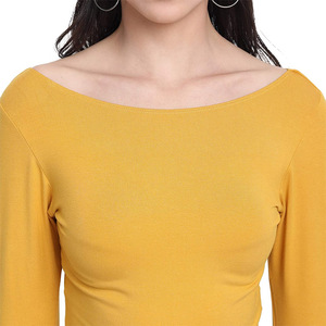 Hauts courts vierges personnalisés de haute qualité en gros mode décontractée bon marché femmes entraînement gym débardeurs femmes Sexy haut court t-shirt - Product Image 4