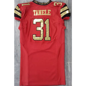 100%, ropa de fútbol americano de secado rápido transpirable hecha a medida, talla grande, número personalizado, aparejos bordados, impresión Digital - Product Image 3