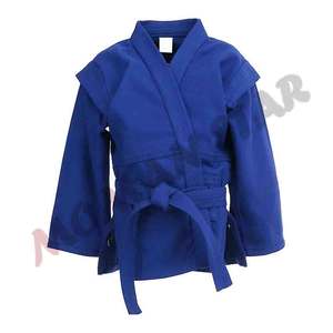 Uniforme zbo Gi bleu, Logo de marque personnalisé de haute qualité - Product Image 1