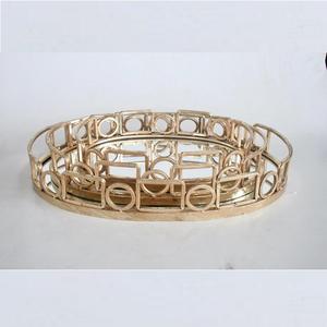 Weddings Decor Round Glass <b>Mirror</b> <b>Tray</b> Wholesale Hotel Service <b>Tray</b> Snack Storage <b>Tray</b> Wholesale Manufacture - Product Image 6