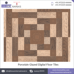Azulejos de suelo Digital para uso residencial, porcelana pulida de cuerpo completo de 600x600mm, serie brillante - Product Image 5