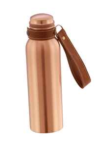 Bouteille d'eau potable personnalisée en cuivre Style Unique bouteille en cuivre Design martelé bouteille H2O - Product Image 4