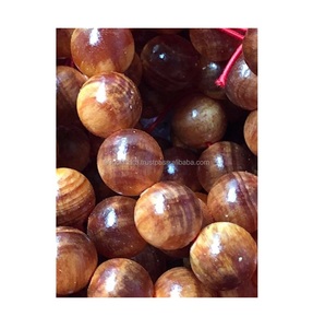 Perles en bois naturelles du VIETNAM, accessoires pour artisanat, en vrac - Product Image 4