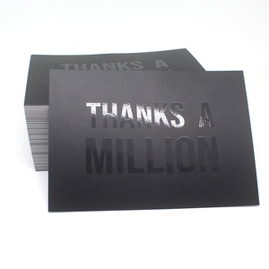 Dễ thương màu hồng vàng lá nhỏ sang trọng cá nhân mua bao bì chèn Quà Tặng tùy chỉnh in ấn thẻ kinh doanh Cảm ơn bạn thẻ - Product Image 5