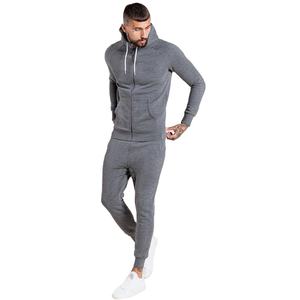 ชุดกีฬาสำหรับผู้ชาย,ชุดวอร์มผ้าฝ้ายสีดำสำหรับนักวิ่งเล่นยิม - Product Image 5