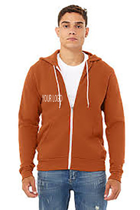 Hoodie Jacket <b>Coat</b> with Zipper Custom Hoodies Printed Hoodies - Product Image 2