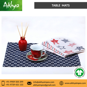 Alfombrillas para mesa de comedor, 100% algodón, diseño elegante, excelente diseño ecológico - Product Image 4