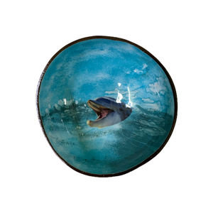 100% bols en coquille de noix de coco écologiques naturels faits à la main au Vietnam bols de service laqués emballés dans un carton - Product Image 1