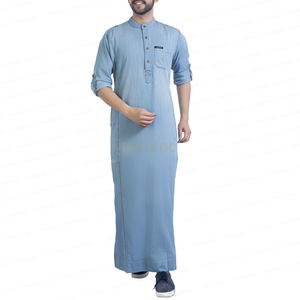 Latest Design Muslim Clothing Thobes Wholesale Custom <b>Men's</b> <b>Thobe</b> - Product Image 3