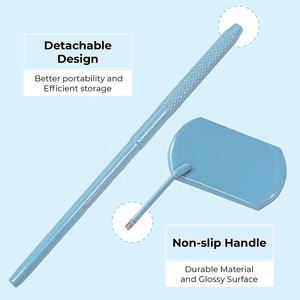 กระจกสำหรับต่อขนตาสีฟ้าทำจากสเตนเลสสตีลถอดได้อุปกรณ์สำหรับแต่งหน้าและต่อขนตา - Product Image 5