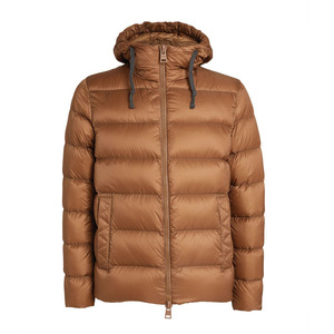 Custom men lightweight stand collar puffer jacket insulated quilted winter coat thermal <b>padded</b> outerwear <b>waterproof</b> windproof - Product Image 6