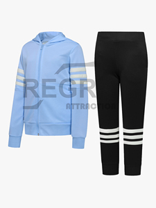 Wholesale OEM Fitted Sweatsuit Tracksuit Zipper Hoodies Jogging Men Jogger <b>Track</b> <b>Suit</b> - Product Image 4