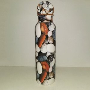 Bouteille d'eau en cuivre pur martelée, bouteille style cartoon moderne, meilleures ventes, bouteille à flacon, carafée, nouvel arrivage 100% - Product Image 5