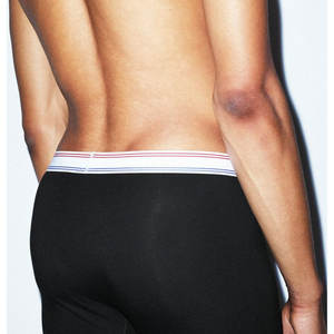 Sous-vêtements en coton solide de haute qualité, logo OEM personnalisé, respirants, caleçons et boxers pour hommes, boxershorts, sous-vêtements sexy. - Product Image 5