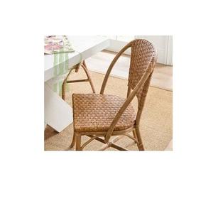 Silla minimalista de ratán y bambú de estilo antiguo tallada modelo de Ángel DIY para uso de recuerdo producto de artesanía de Bambú - Product Image 4