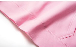 Sweat à capuche en molleton coloré, haut personnalisé avec Logo brodé - Product Image 5