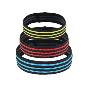 Assortiment de 3 bandes de résistance en tissu, avec Logo personnalisé, pour exercices de Fitness et entraînement à domicile - Product Image 2