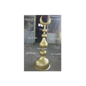 สุเหร่าอิสลามสีทองทำจากทองเหลืองขนาดใหญ่ปรับขนาดและรูปทรงได้ตามต้องการ - Product Image 1