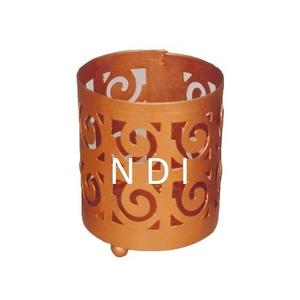 Linterna de vela votiva de diseñador hecha a mano vela de acabado antiguo candelabro de linterna de Metal para uso en restaurante de Hotel en casa - Product Image 1