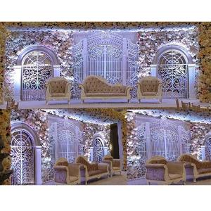 Increíble tema contemporáneo escenario de boda inspirador interior boda escenario decoración fabuloso estilo francés escenario de recepción - Product Image 1