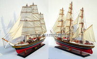 Modèle de bateau à voile en bois STAD AMSTERDAM, accessoire de jouet gonflable artisanal du Vietnam, pour les enfants de 5 à 7 ans, TS0077P GIA NHIEN CO. LTD