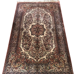 Alfombra de lana anudada a mano de fama mundial, alfombras de lana tradicional hechas a mano, multicolor - Product Image 1