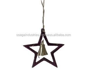 3 flocons de neige DESIGN étoile de noël, ornement suspendu, en fer, décoration de sapin de noël, décoration de maison en métal, étoile, nouveau DESIGN - Product Image 6