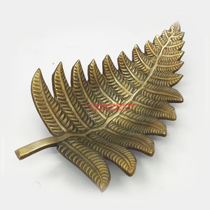 Plateau de service en métal de haute qualité en aluminium plaqué or, nouveau Design à vendre au prix de gros - Product Image 3