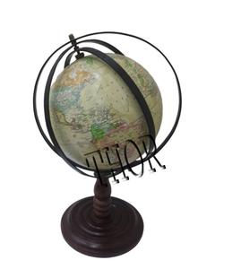 Qiao — belle Globe de Table du monde pivotante, multi-couleurs, Globe de carte du monde, décoration d'école - Product Image 6