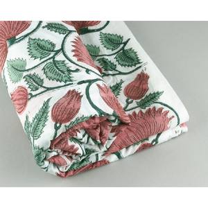 Nappe de table en tissu imprimé lotus florale, pour tapisserie moderne - Product Image 2