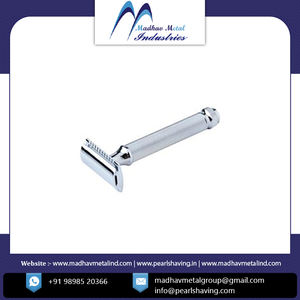 มีดโกนสแตนเลสสองชิ้นสำหรับผู้ชายมีดโกนปลอดภัยแบบปรับได้ฉลากส่วนตัวตามต้องการ - Product Image 4