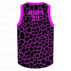 Maillots de basket-ball personnalisables de haute qualité, respirants, imprimés par transfert thermique, sans manches, grandes tailles, séchage rapide, unisexe, sport - Product Image 3