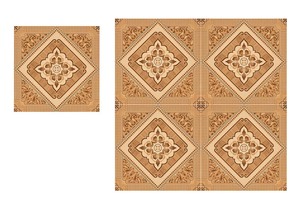 กระเบื้องพอร์ซเลนเซรามิกเคลือบ40x40ซม. ห้องน้ำดีไซน์คลาสสิกทันสมัยทนทานต่อการสึกหรอพื้นภายใน5มม. - Product Image 6