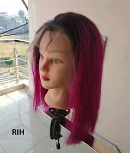 13x6 Frontal Pink Human Hair Wig - Product Image 2