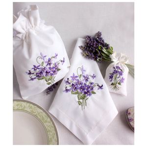 Bolsas de lavanda bordadas, 100% algodón - Product Image 2
