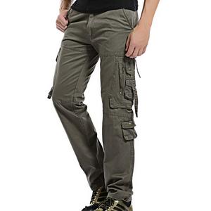 Men's Sport Style <b>Cargo</b> Pants with Multi-Side Pockets Custom Fabric for Casual <b>Work</b> and Athletic Use Wholesale - Product Image 1