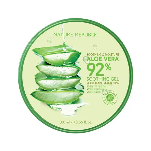 Natürliche Republik Alovera Gel 92% Beruhigendes & Feuchtigkeit sgel 300ml