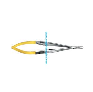 Portaagujas Castroviejo TC de alta calidad, fabricante y exportador de instrumentos quirúrgicos rectos de 21 cm - Product Image 5