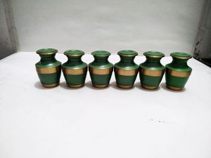 Recuerdo pequeño de latón clásico, urna de cremación, suministros funerarios, BRASSWORLD, INDIA - Product Image 2