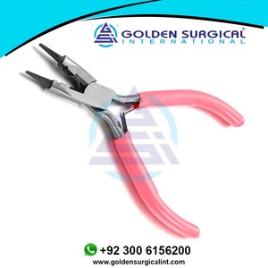 Herramienta de alicates de joyería de empalme y fijación antideslizante con mango rosa bonito para accesorios de bricolaje MOQ bajo - Product Image 2