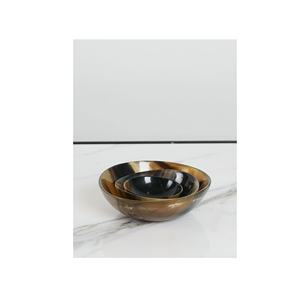 Bol en corne et meilleur bol de fruits décoratif de table design sculpté et couleur corne naturelle avec petite taille polie - Product Image 6