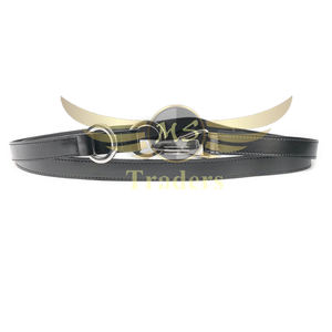 Clasp Buckle Genuine Leather Goth <b>Belt</b> <b>Thin</b> Super Long <b>Black</b> Slim <b>Belt</b> Women New Young Women Wear top seller - Product Image 6
