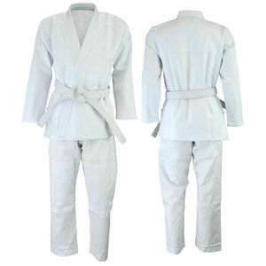 Bjj Gi สีฟ้าล้วนซื้อจำนวนมากโดยไม่มีโลโก้แบรนด์และแพทช์ชุด Jiu Jitsu ว่างเปล่าสีที่กำหนดเองและการออกแบบร้านค้าราคาโรงงาน - Product Image 5