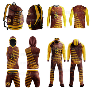 Uniformes de football américain à compression 7 7 avec drapeau Meilleurs hauts sublimés respirants avec motif imprimé Vente en gros pas cher - Product Image 2