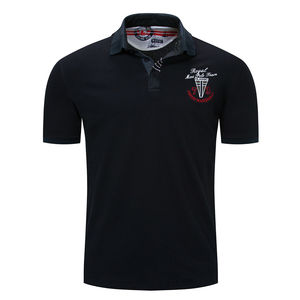 Polo clásico para hombre, camisa de manga corta bordada, de algodón, con logotipo personalizado bordado, novedad - Product Image 3