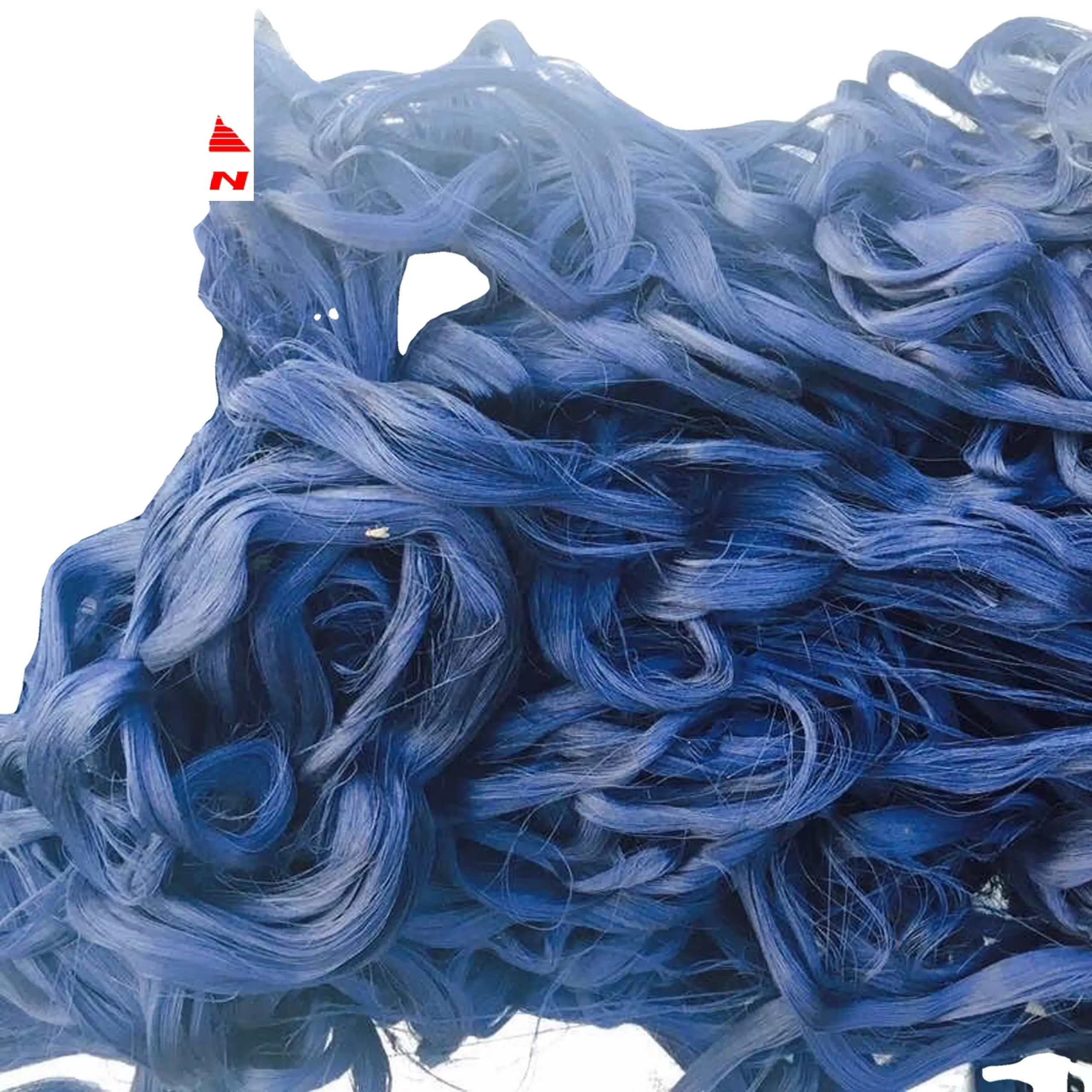 Best price blue cotton denim waste yarn and fabric for sale from Vietnam - Ms. Mira