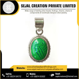 Fourniture en gros de pendentifs en pierres précieuses en argent sterling 925 breloques fines avec placage d'argent commande en gros à bas prix - Product Image 3