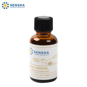 Agent de revêtement de roue haute brillance durable WHEEL CRYSTAL pour la surface de la carrosserie de la voiture 30ml 100% Fabriqué au Japon - Product Image 1