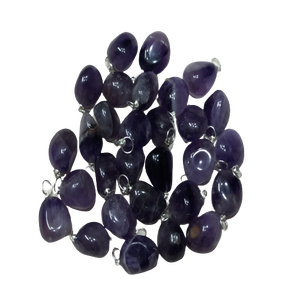 Pendentifs en forme d'améthyste naturelle de super bonne qualité, technique de polissage de pierres précieuses en cristal la plus vendue - Product Image 1