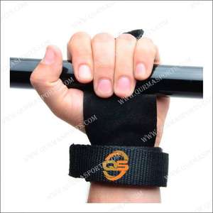 Ganchos de levantamiento de pesas de 2 piezas de neopreno ajustable de alta calidad para gimnasio - Product Image 2